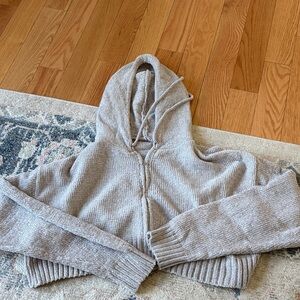 SHEIN Gray Zip-Up Hoodie